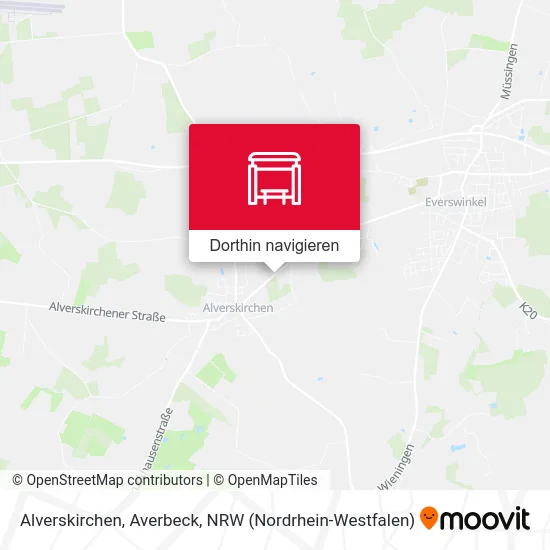 Alverskirchen, Averbeck Karte