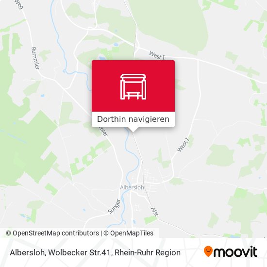 Albersloh, Wolbecker Str.41 Karte