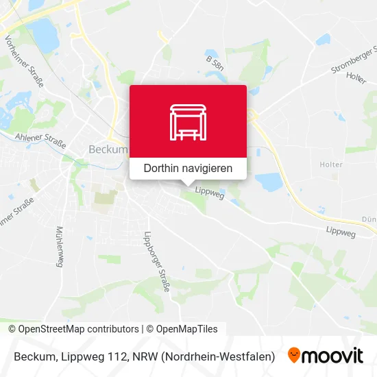 Beckum, Lippweg 112 Karte