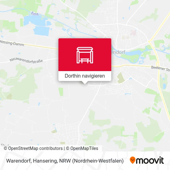 Warendorf, Hansering Karte