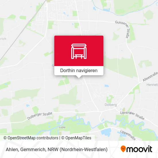 Ahlen, Gemmerich Karte