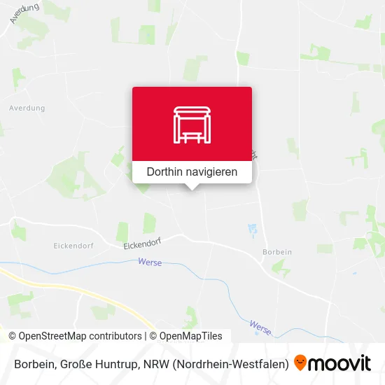 Borbein, Große Huntrup Karte