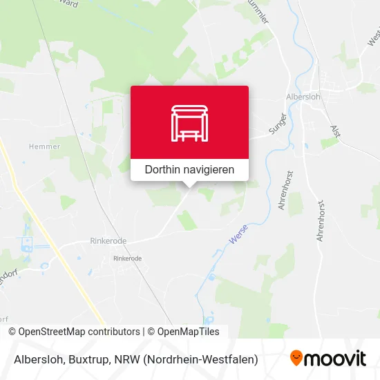 Albersloh, Buxtrup Karte
