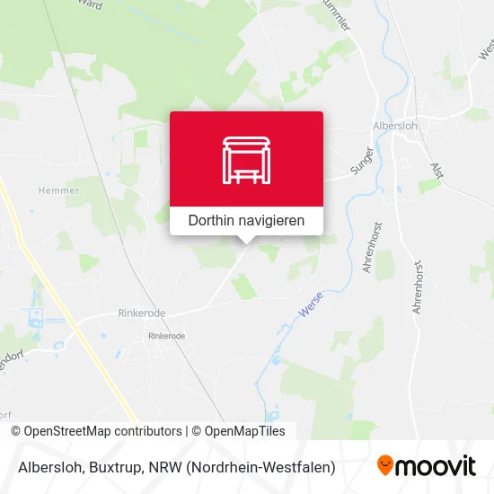 Albersloh, Buxtrup Karte