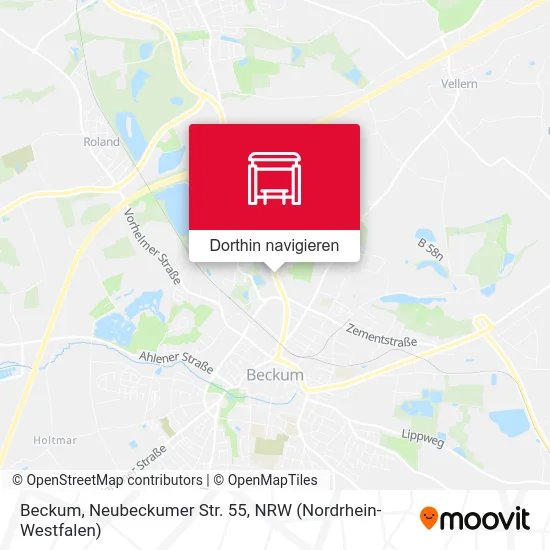 Beckum, Neubeckumer Str. 55 Karte
