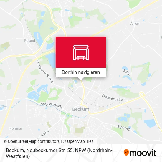 Beckum, Neubeckumer Str. 55 Karte