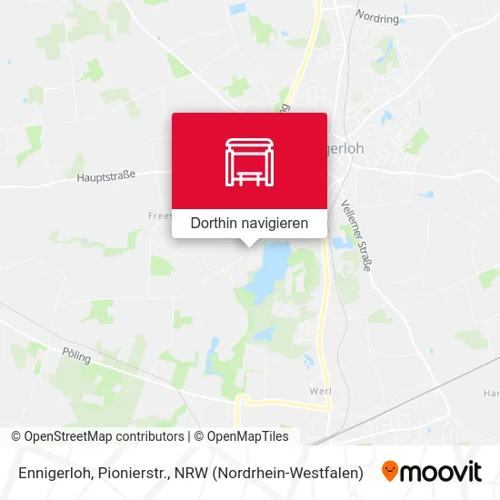 Ennigerloh, Pionierstr. Karte