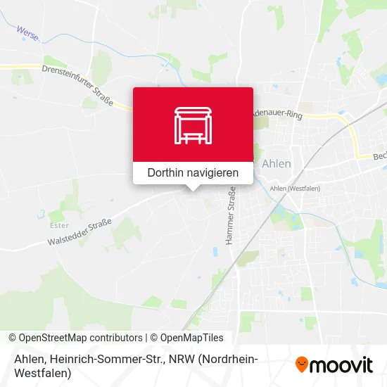 Ahlen, Heinrich-Sommer-Str. Karte
