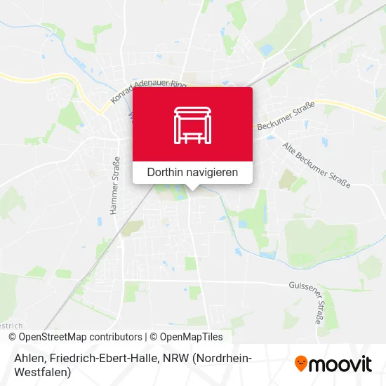 Ahlen, Friedrich-Ebert-Halle Karte