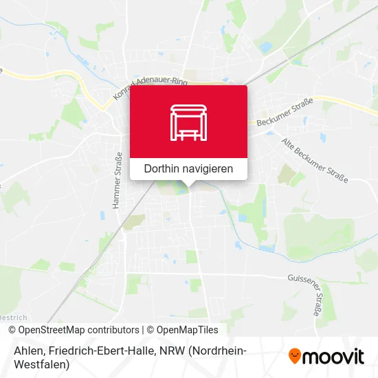 Ahlen, Friedrich-Ebert-Halle Karte