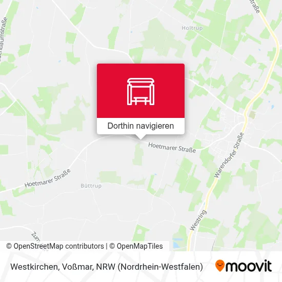Westkirchen, Voßmar Karte