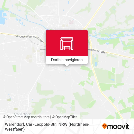 Warendorf, Carl-Leopold-Str. Karte