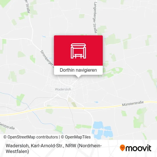 Wadersloh, Karl-Arnold-Str. Karte