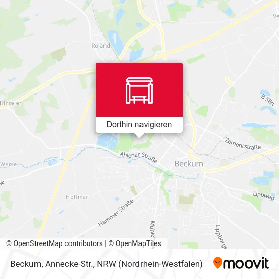 Beckum, Annecke-Str. Karte