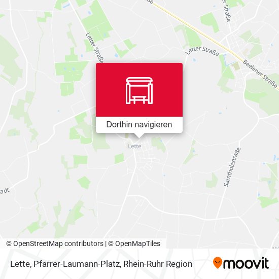 Lette, Pfarrer-Laumann-Platz Karte