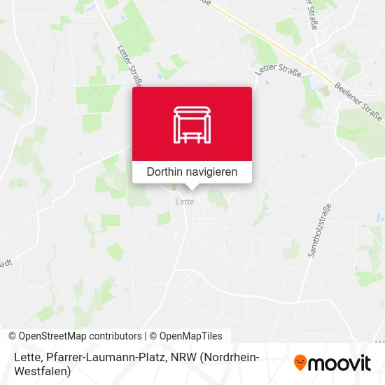 Lette, Pfarrer-Laumann-Platz Karte