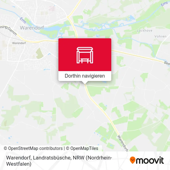 Warendorf, Landratsbüsche Karte