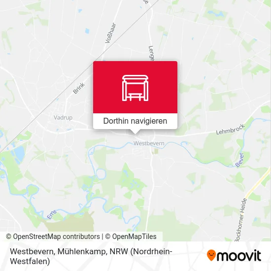 Westbevern, Mühlenkamp Karte