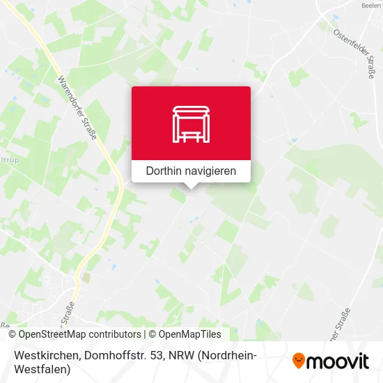 Westkirchen, Domhoffstr. 53 Karte