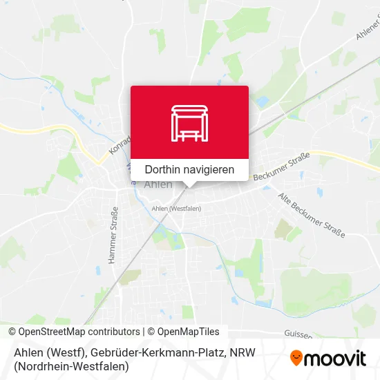 Ahlen (Westf),  Gebrüder-Kerkmann-Platz Karte