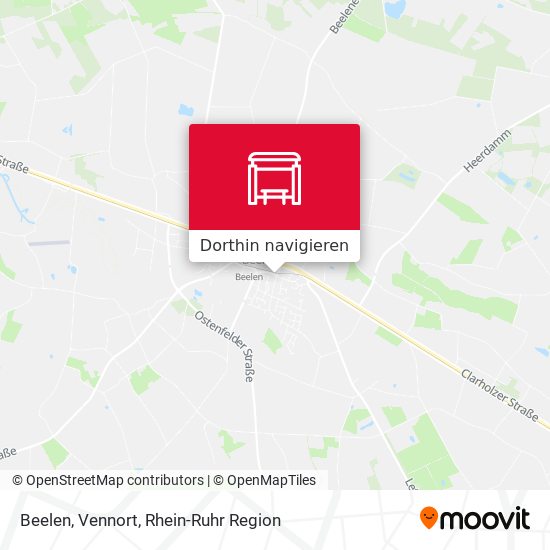 Beelen, Vennort Karte