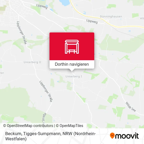 Beckum, Tigges-Sumpmann Karte