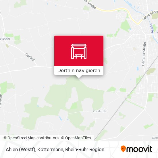 Ahlen (Westf), Köttermann Karte