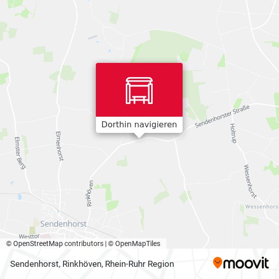 Sendenhorst, Rinkhöven Karte