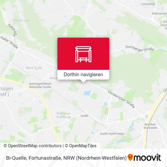 Bi-Quelle, Fortunastraße Karte