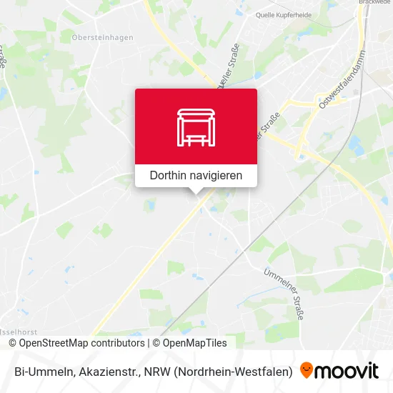 Bi-Ummeln, Akazienstr. Karte