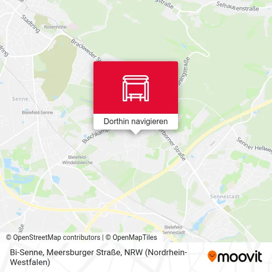 Bi-Senne, Meersburger Straße Karte