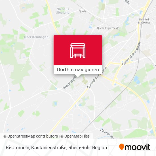 Bi-Ummeln, Kastanienstraße Karte
