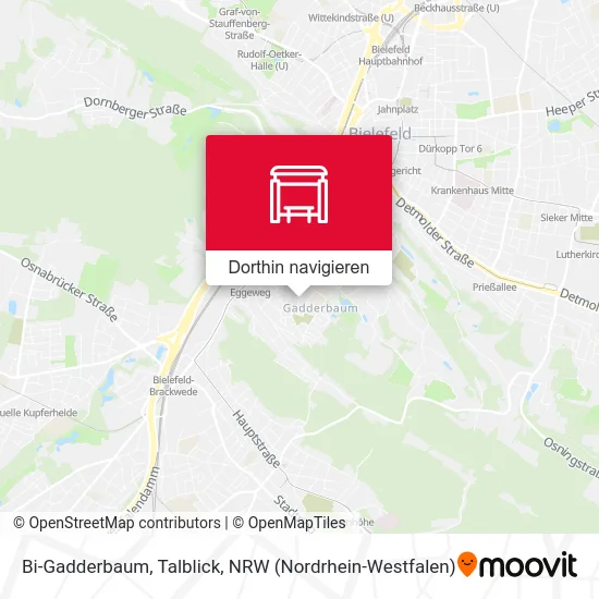 Bi-Gadderbaum, Talblick Karte