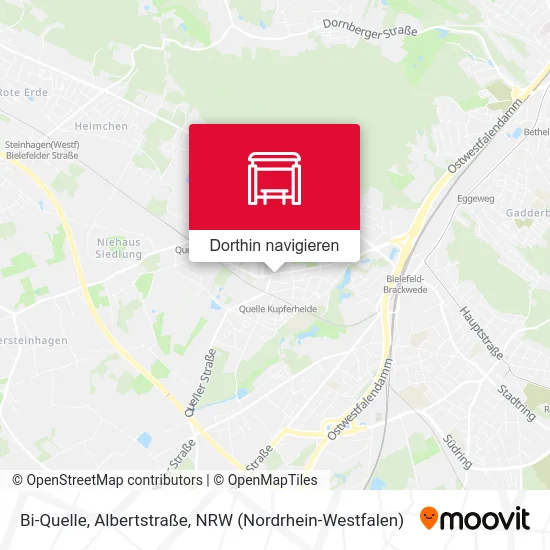 Bi-Quelle, Albertstraße Karte