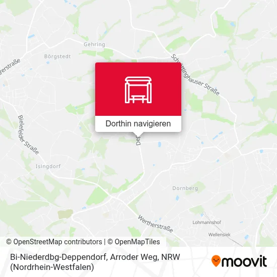 Bi-Niederdbg-Deppendorf, Arroder Weg Karte