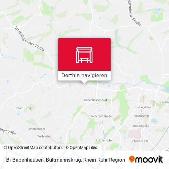 Bi-Babenhausen, Bültmannskrug Karte