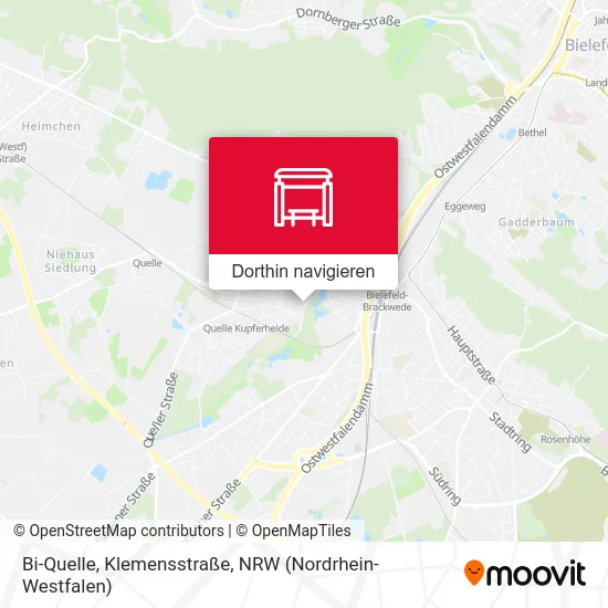 Bi-Quelle, Klemensstraße Karte