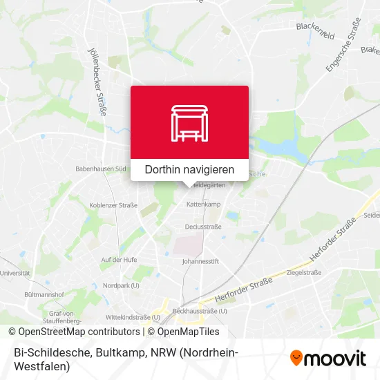 Bi-Schildesche, Bultkamp Karte