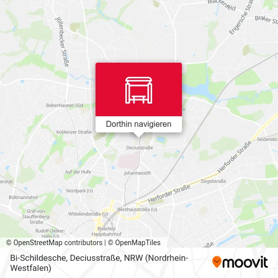 Bi-Schildesche, Deciusstraße Karte