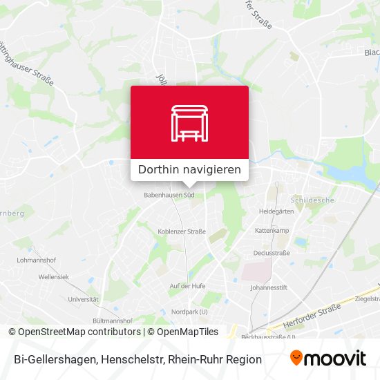 Bi-Gellershagen, Henschelstr Karte