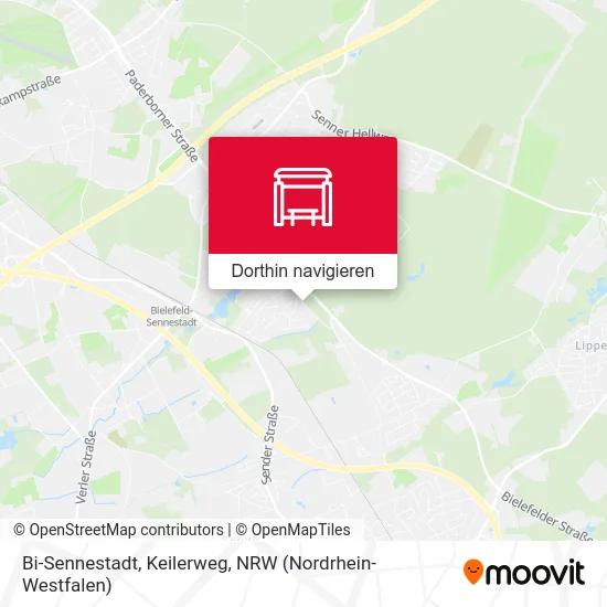 Bi-Sennestadt, Keilerweg Karte