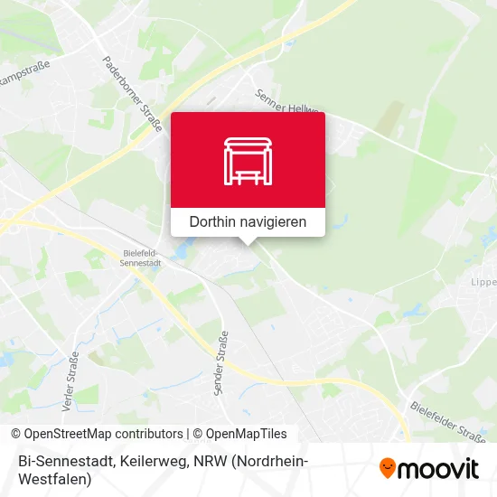 Bi-Sennestadt, Keilerweg Karte