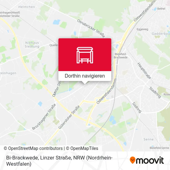 Bi-Brackwede, Linzer Straße Karte