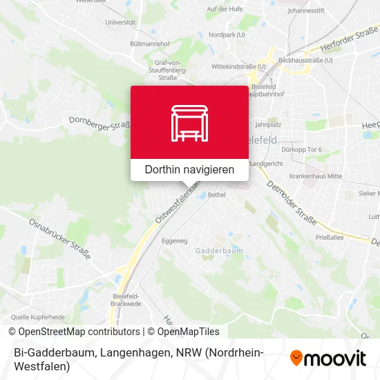 Bi-Gadderbaum, Langenhagen Karte