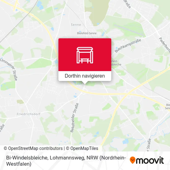 Bi-Windelsbleiche, Lohmannsweg Karte