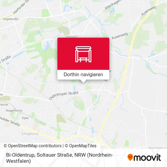 Bi-Oldentrup, Soltauer Straße Karte
