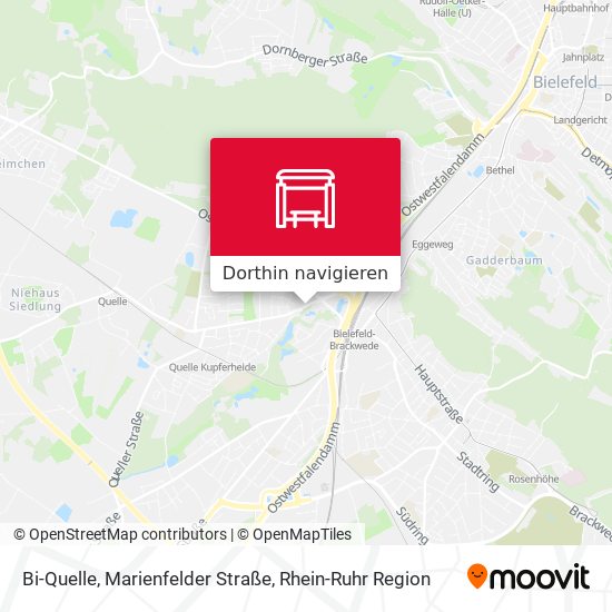 Bi-Quelle, Marienfelder Straße Karte
