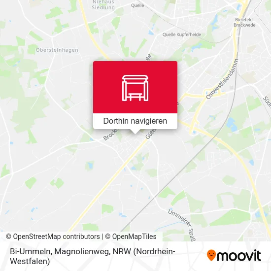 Bi-Ummeln, Magnolienweg Karte