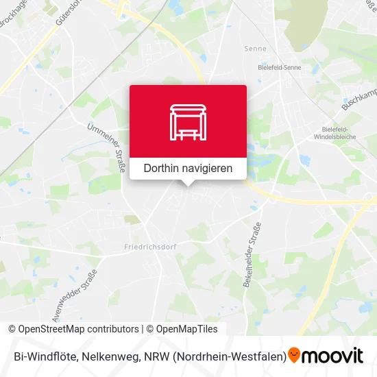 Bi-Windflöte, Nelkenweg Karte