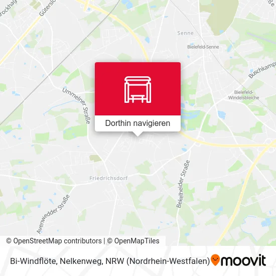 Bi-Windflöte, Nelkenweg Karte